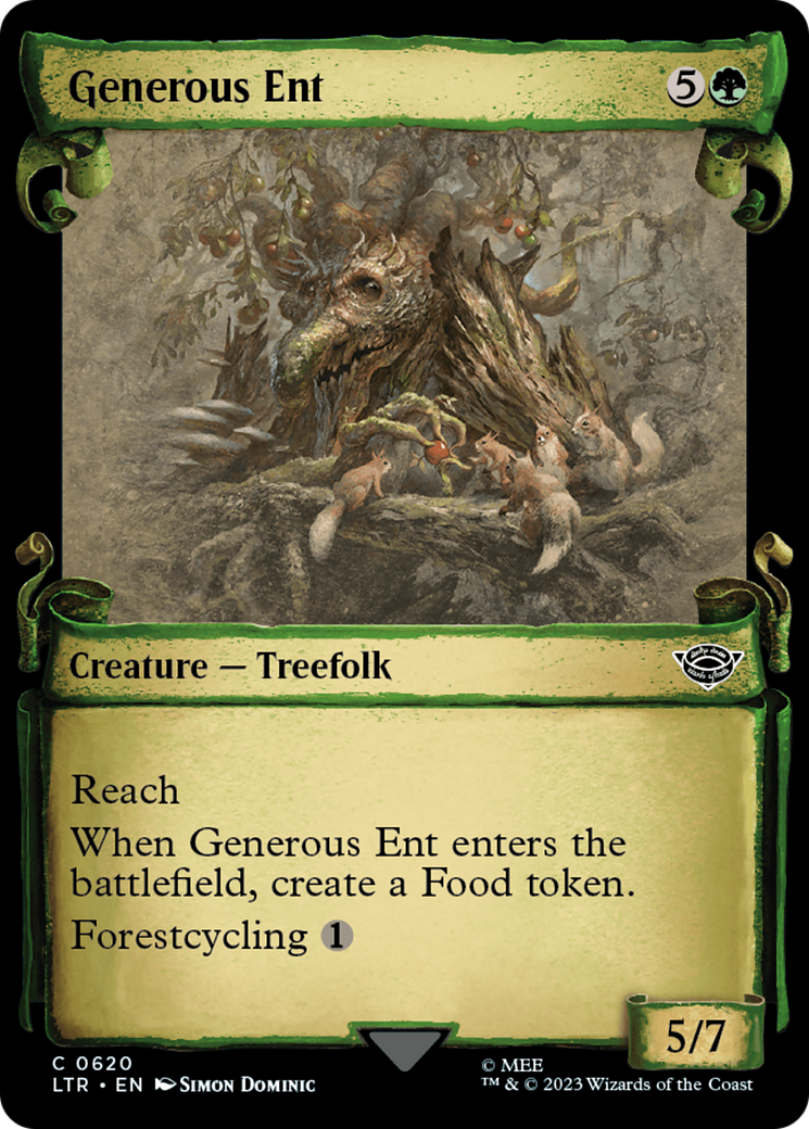 Generous Ent [The Lord of the Rings: Tales of Middle-Earth Showcase Scrolls] | Good Games Adelaide SA