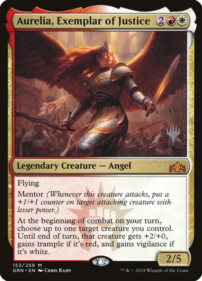Aurelia, Exemplar of Justice [Guilds of Ravnica Promos] | Good Games Adelaide SA