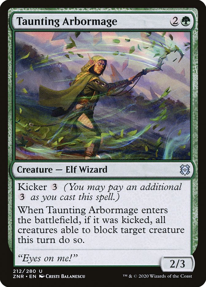 Taunting Arbormage 212/280 (Zendikar Rising)  | Good Games Adelaide SA