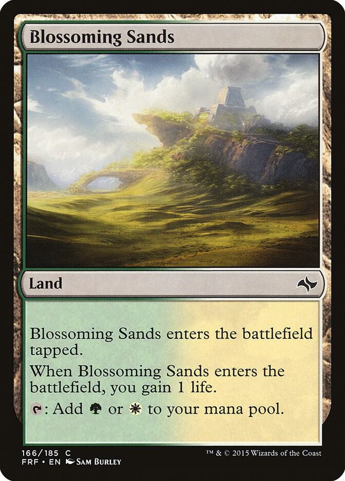 Blossoming Sands 166 (Fate Reforged)  - Foil | Good Games Adelaide SA