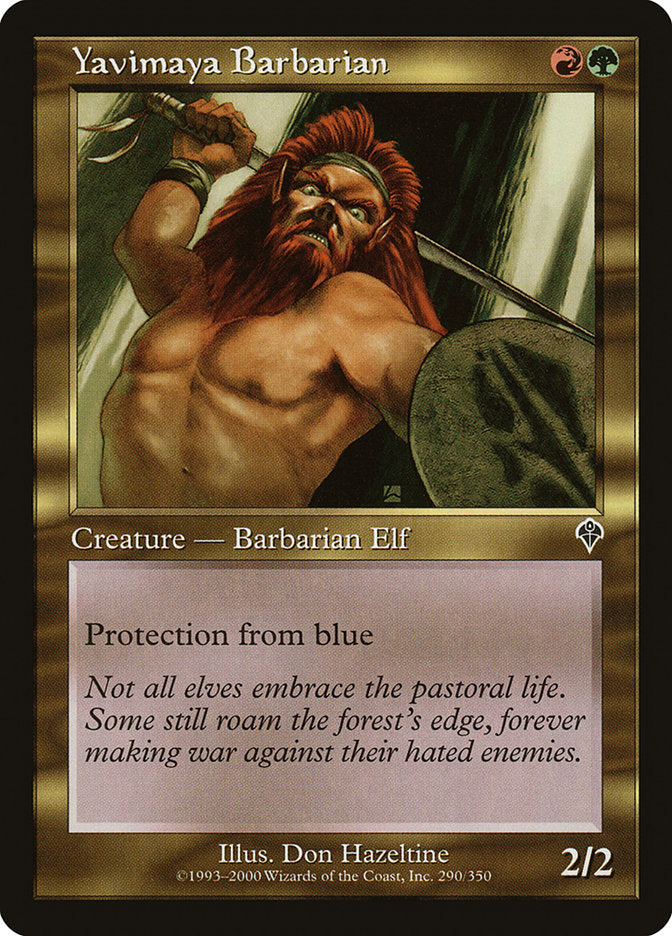 Yavimaya Barbarian 290 (Invasion)  - Foil | Good Games Adelaide SA
