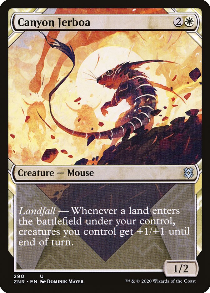 Canyon Jerboa (Showcase) [Zendikar Rising] | Good Games Adelaide SA