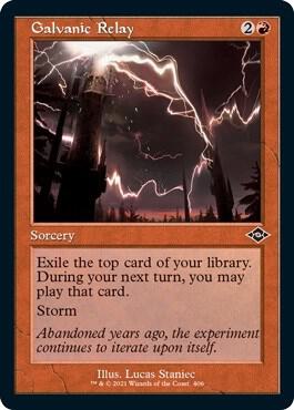 Galvanic Relay Retro Frame Foil Etched 406 (Modern Horizons 2)  - Foil | Good Games Adelaide SA