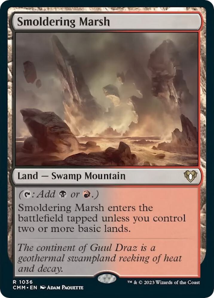 Smoldering Marsh 1036 (Commander Masters)  | Good Games Adelaide SA