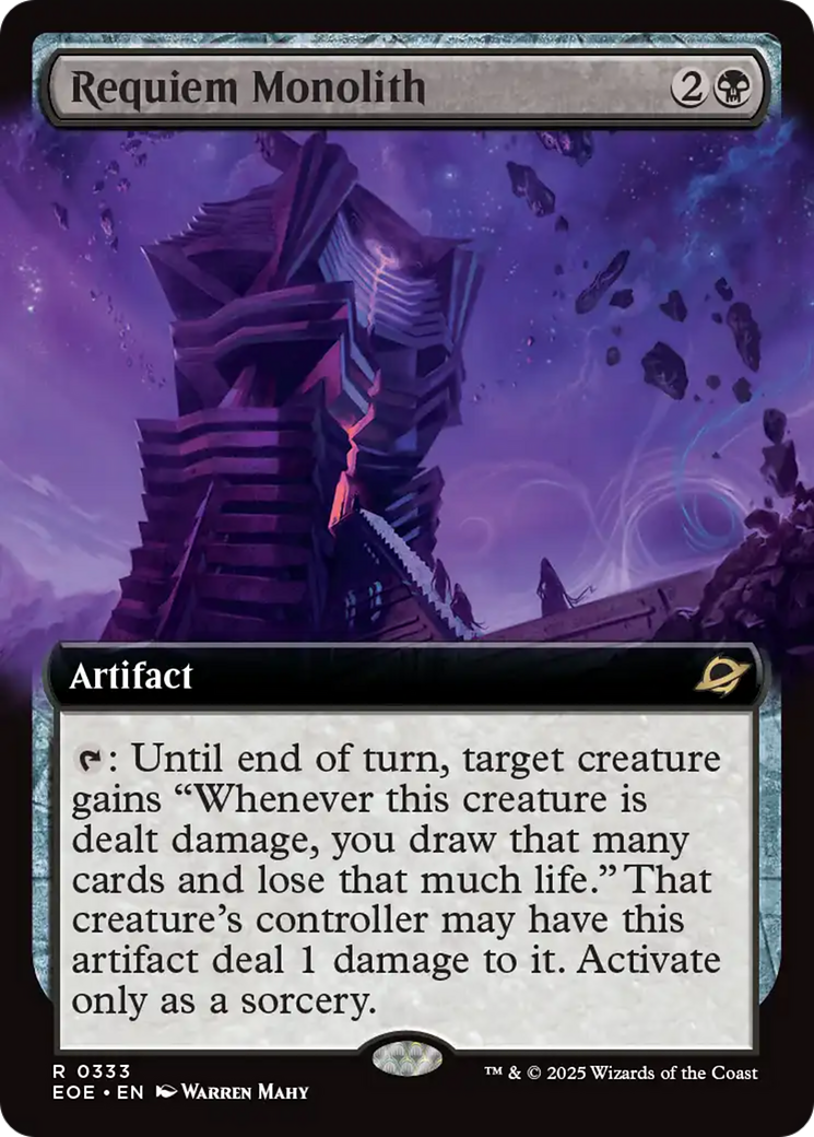 Requiem Monolith (Extended Art) [Edge of Eternities] | Good Games Adelaide SA