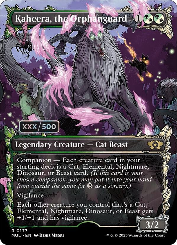 Kaheera, the Orphanguard Serialized 177 (March of the Machine: Multiverse Legends)  - Double Rainbow Foil | Good Games Adelaide SA