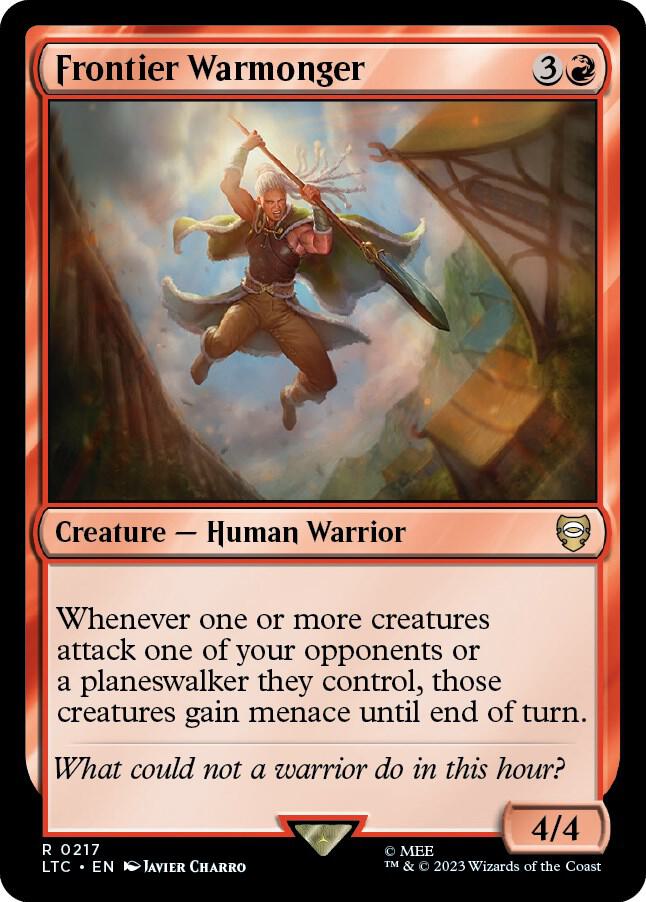 Frontier Warmonger 217 (Commander: The Lord of the Rings: Tales of Middle-earth)  | Good Games Adelaide SA