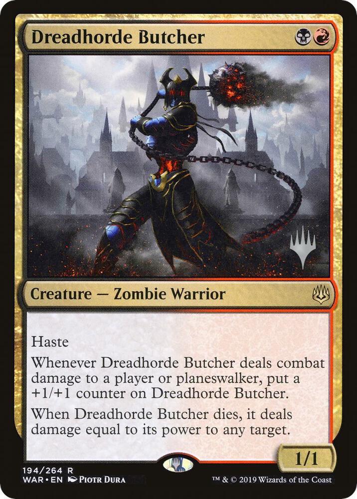 Dreadhorde Butcher 194 (Promo Pack: Throne of Eldraine)  - Foil | Good Games Adelaide SA