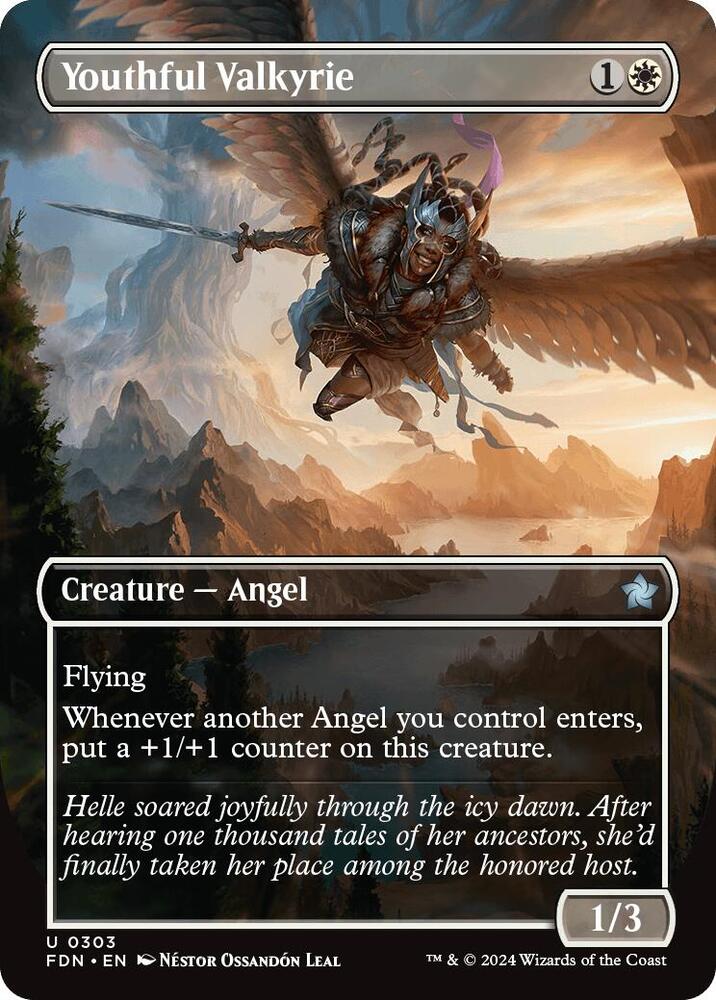 Youthful Valkyrie 303 (Foundations)  - Foil | Good Games Adelaide SA