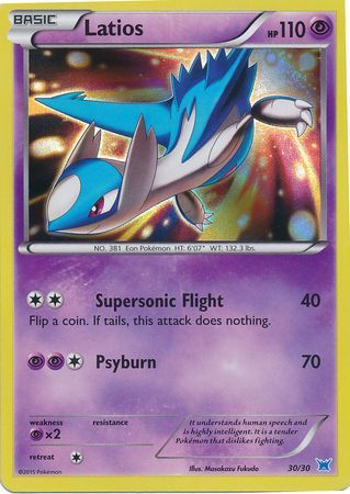Latios (30/30) [XY: Trainer Kit 2 - Latios] | Good Games Adelaide SA