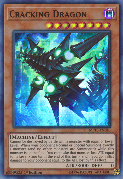 Cracking Dragon [MP18-EN043] Super Rare | Good Games Adelaide SA