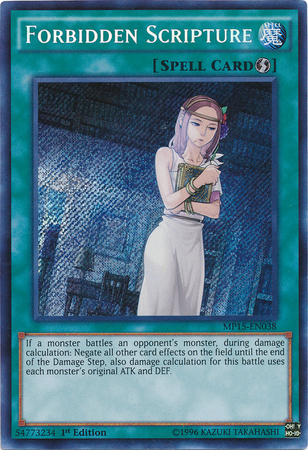 Forbidden Scripture [MP15-EN038] Secret Rare | Good Games Adelaide SA