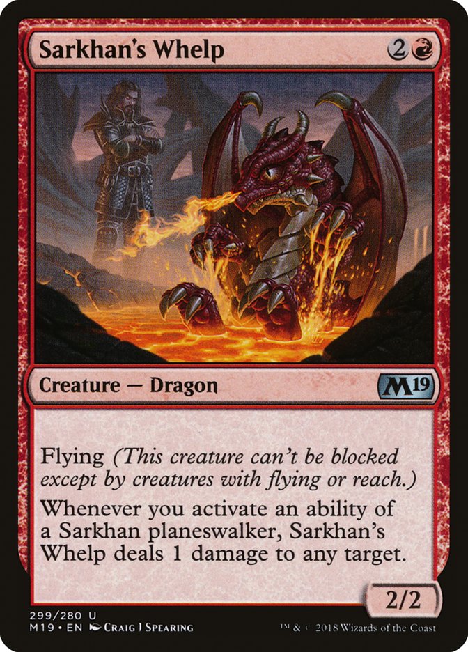 Sarkhan's Whelp 299 (Core Set 2019)  | Good Games Adelaide SA