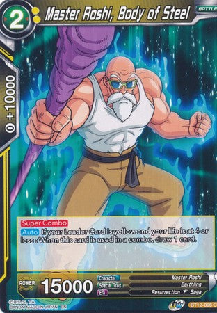 Master Roshi, Body of Steel [BT12-096] | Good Games Adelaide SA