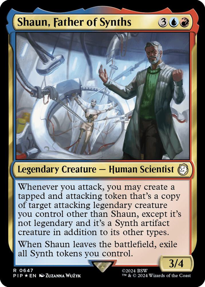 Shaun, Father of Synths 647 (Universes Beyond: Fallout)  - Foil | Good Games Adelaide SA