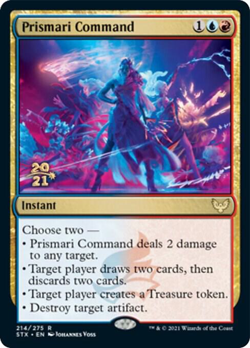 Prismari Command 214 (Prerelease Cards)  - Foil | Good Games Adelaide SA