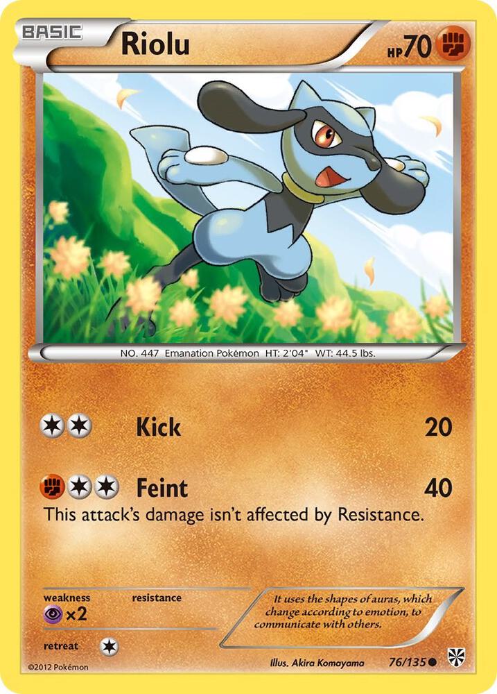 Riolu 76 76/135 (Plasma Storm)  | Good Games Adelaide SA