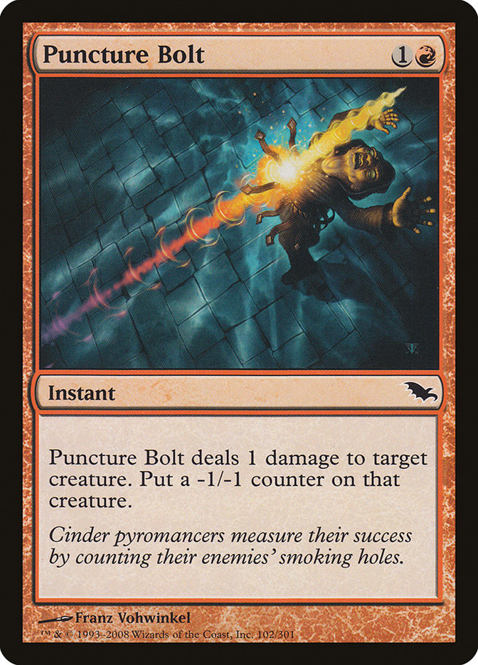 Puncture Bolt 102 (Shadowmoor)  - Foil | Good Games Adelaide SA