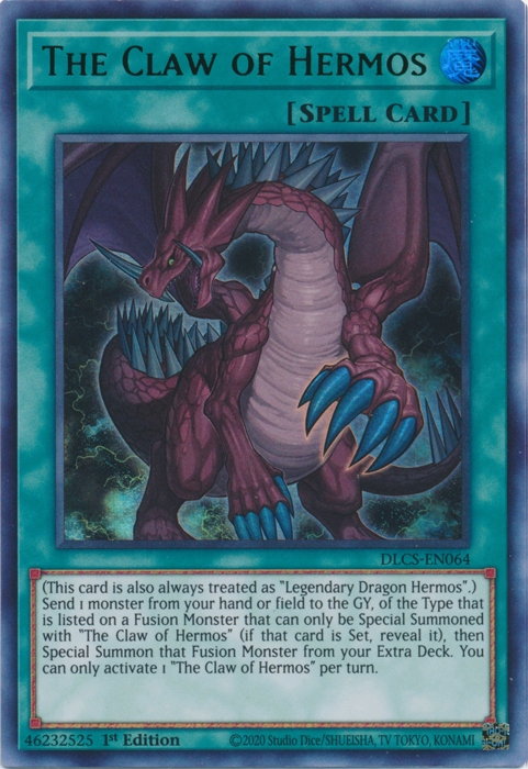 The Claw of Hermos (Green) [DLCS-EN064] Ultra Rare | Good Games Adelaide SA