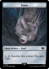 Smaug // Food (0024) Double-Sided Token (Surge Foil) [The Lord of the Rings: Tales of Middle-Earth Tokens] | Good Games Adelaide SA
