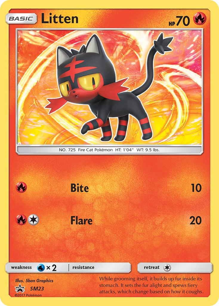 Litten (SM23) [Sun & Moon: Black Star Promos] | Good Games Adelaide SA