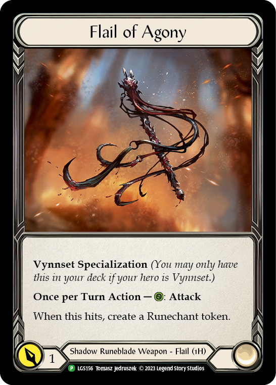 Flail of Agony [LGS156] (Promo)  Cold Foil | Good Games Adelaide SA