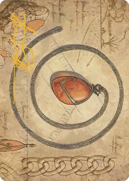 Mox Amber Art Card Gold Stamped Signature 68 (Art Series: The Brothers' War)  | Good Games Adelaide SA
