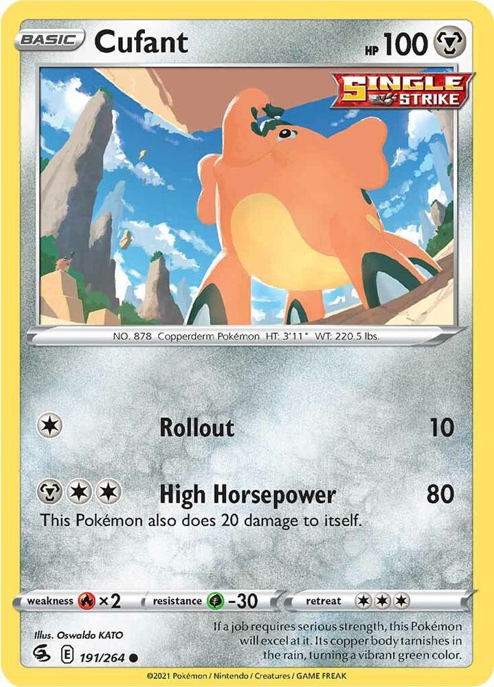 Cufant 191/264 (SWSH08: Fusion Strike)  | Good Games Adelaide SA