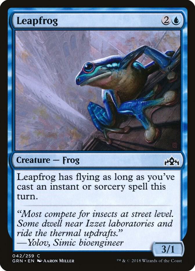 Leapfrog 42 (Guilds of Ravnica)  - Foil | Good Games Adelaide SA