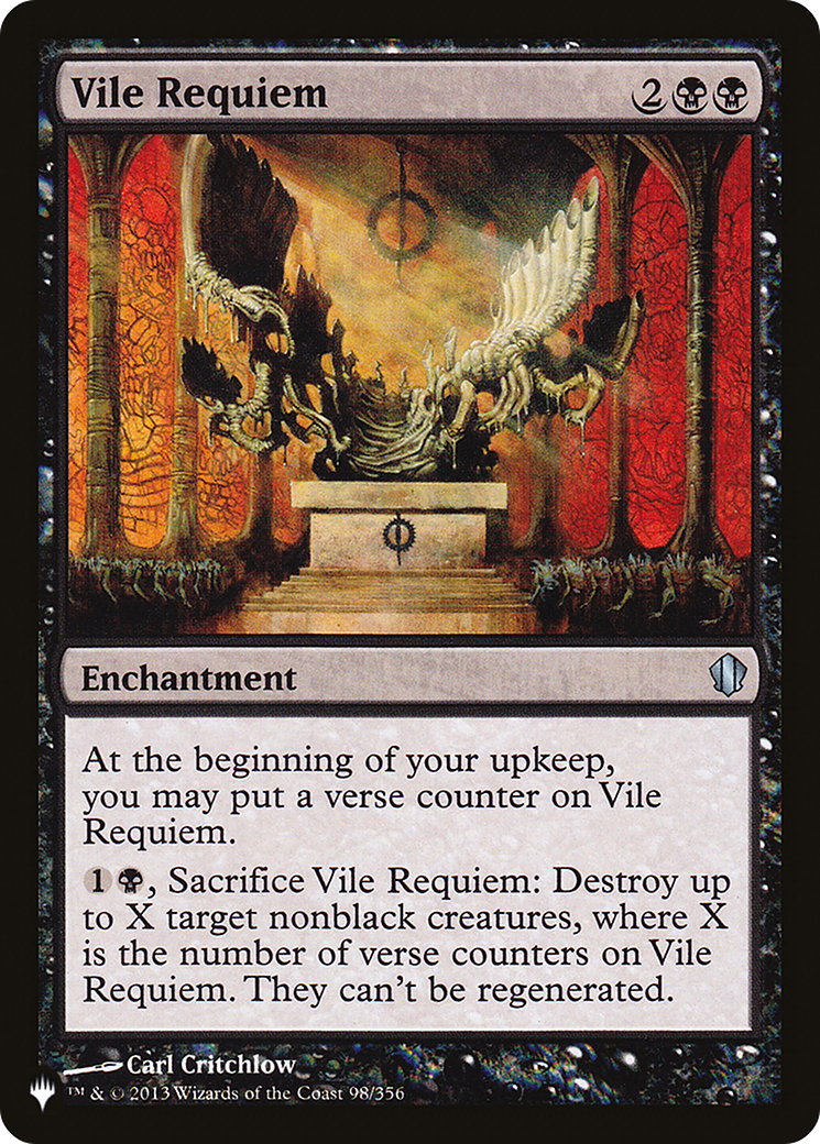 Vile Requiem [The List] | Good Games Adelaide SA