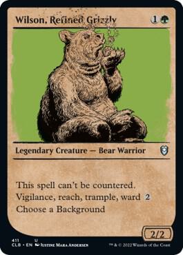 Wilson Refined Grizzly Showcase 411 (Commander Legends: Battle for Baldur's Gate)  | Good Games Adelaide SA