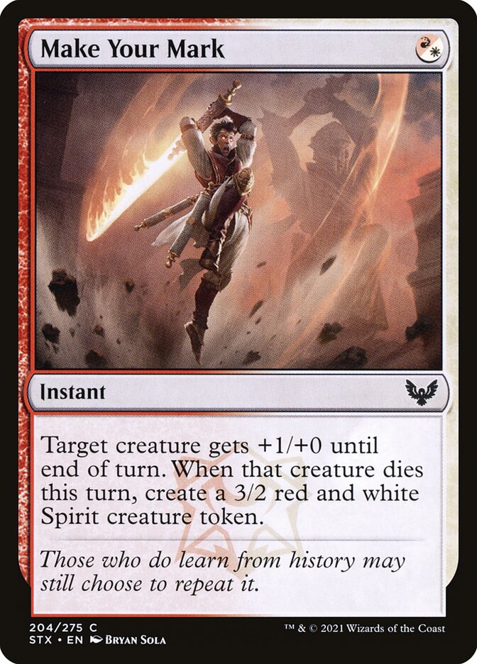 Make Your Mark 204 (Strixhaven: School of Mages)  - Foil | Good Games Adelaide SA
