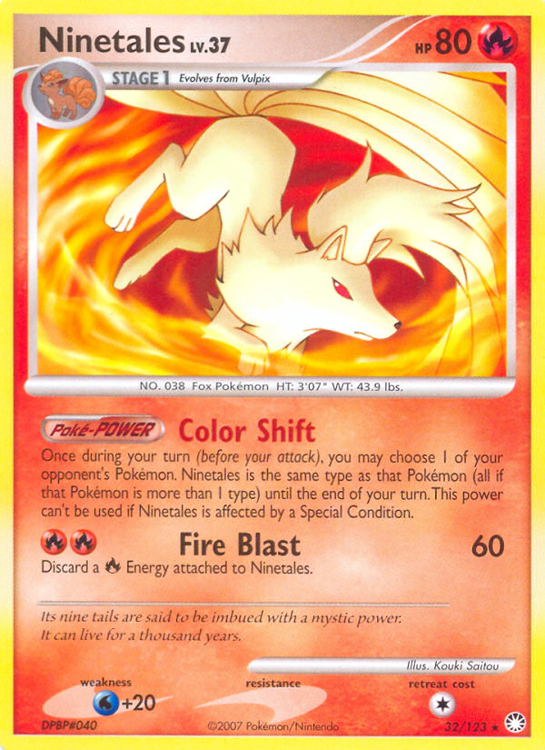 Ninetales (32/123) [Diamond & Pearl: Mysterious Treasures] | Good Games Adelaide SA
