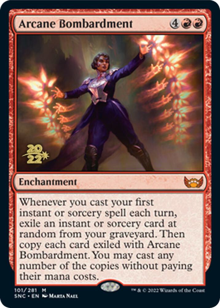 Arcane Bombardment 101 (Prerelease Cards)  - PreRelease Foil | Good Games Adelaide SA