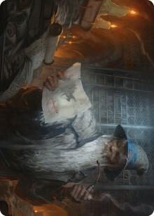 Learn from the Past Art Card 70 (Art Series: Universes Beyond: The Lord of the Rings: Tales of Middle-earth)  | Good Games Adelaide SA