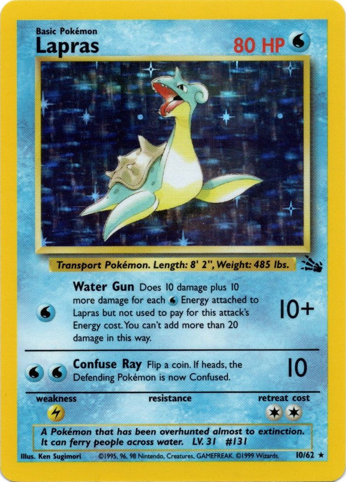 Lapras (10/62) [Fossil Unlimited] | Good Games Adelaide SA