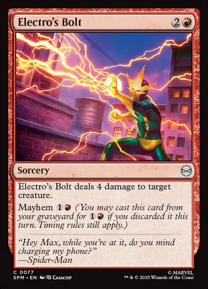 Electro's Bolt 77 (Marvel's Spider-Man)  | Good Games Adelaide SA