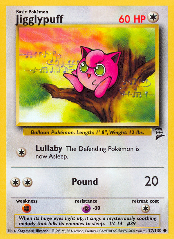 Jigglypuff (77/130) [Base Set 2] | Good Games Adelaide SA