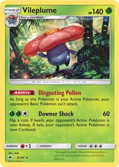 Vileplume 6 147 Prerelease Kit Exclusive 006/147 (Deck Exclusives)  | Good Games Adelaide SA