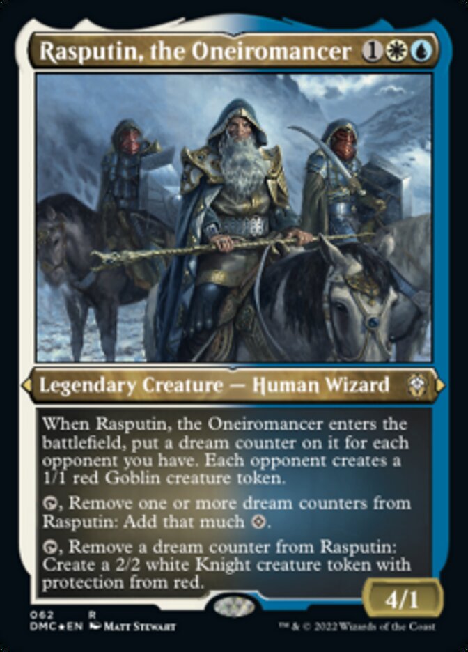 Rasputin, the Oneiromancer (Foil Etched) [Dominaria United Commander] | Good Games Adelaide SA