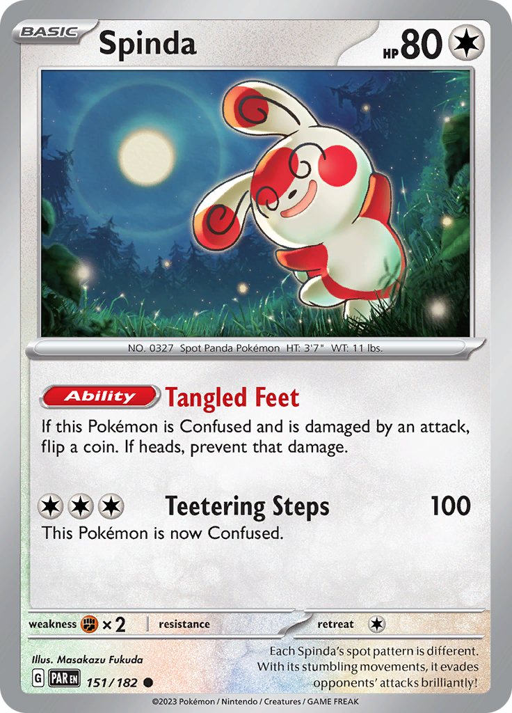 Spinda (151/182) [Scarlet & Violet: Paradox Rift] | Good Games Adelaide SA