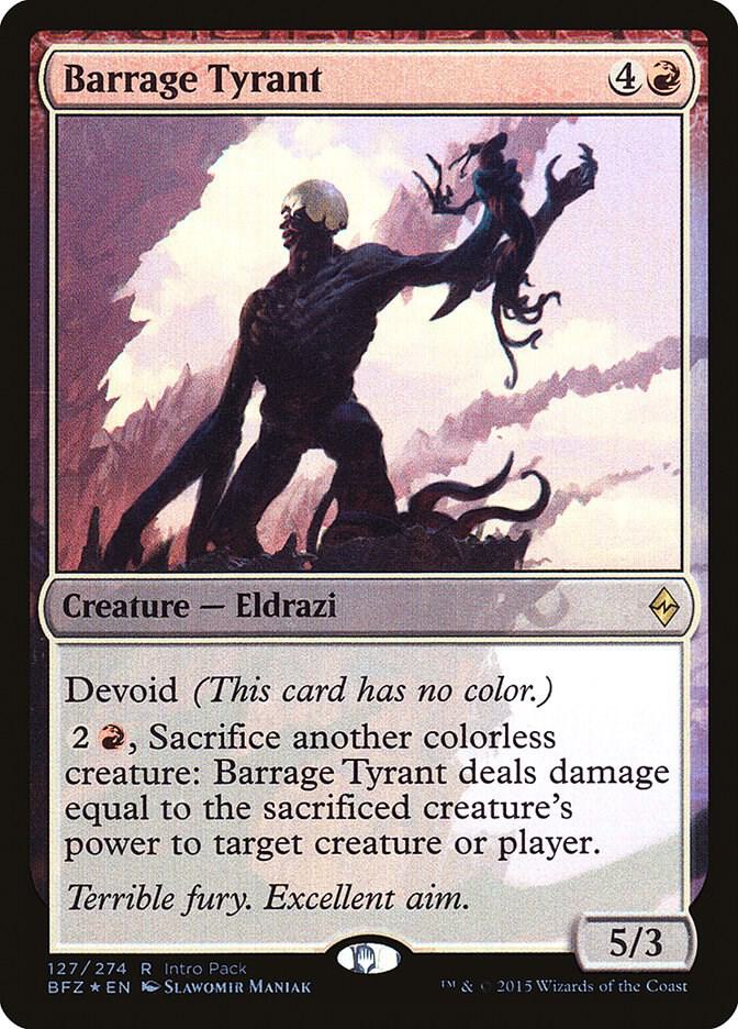 Barrage Tyrant 127 (Unique and Miscellaneous Promos)  - Foil | Good Games Adelaide SA