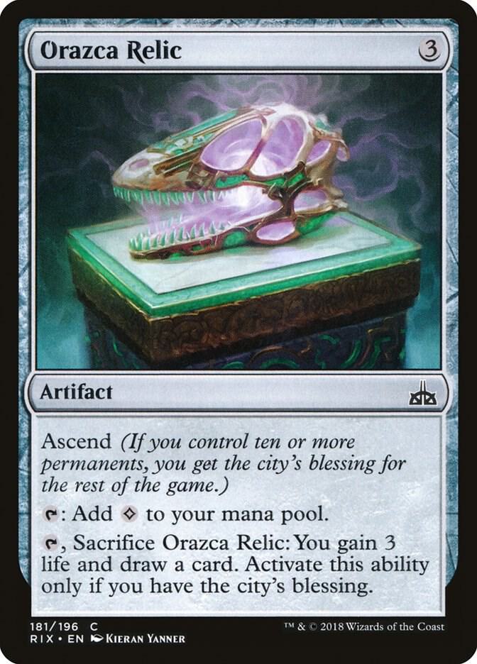 Orazca Relic 181 (Rivals of Ixalan)  | Good Games Adelaide SA