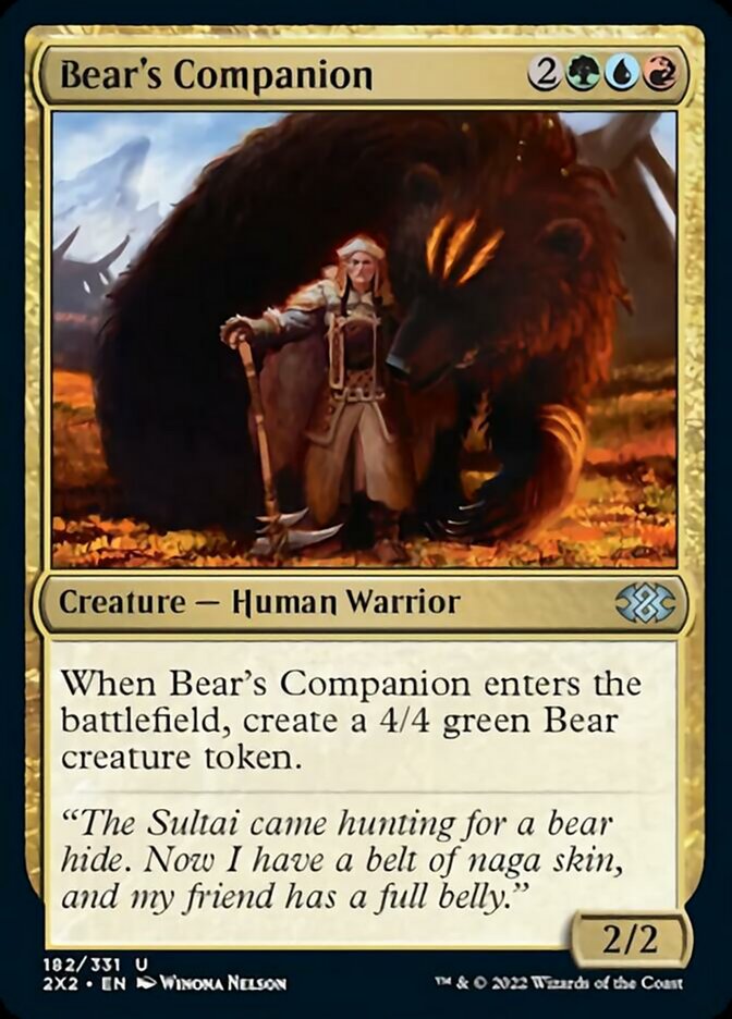 Bear's Companion [Double Masters 2022] | Good Games Adelaide SA
