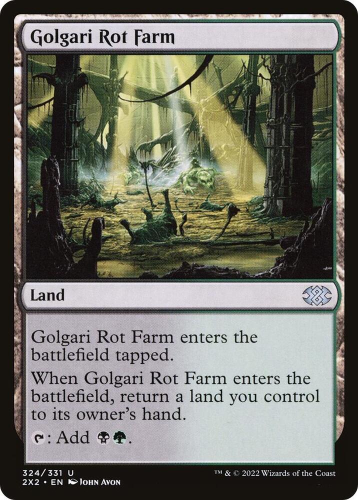 Golgari Rot Farm 324 (Double Masters 2022)  - Foil | Good Games Adelaide SA