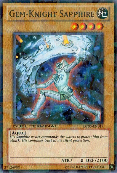 Gem-Knight Sapphire [DT05-EN017] Common | Good Games Adelaide SA