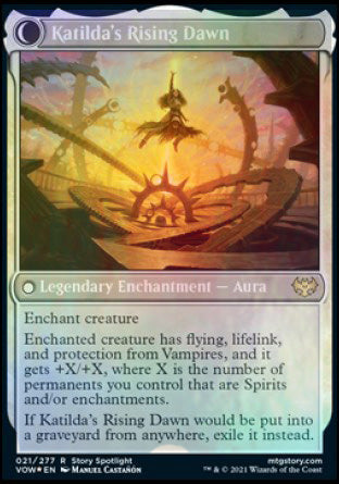 Katilda, Dawnhart Martyr // Katilda's Rising Dawn [Innistrad: Crimson Vow Prerelease Promos] | Good Games Adelaide SA