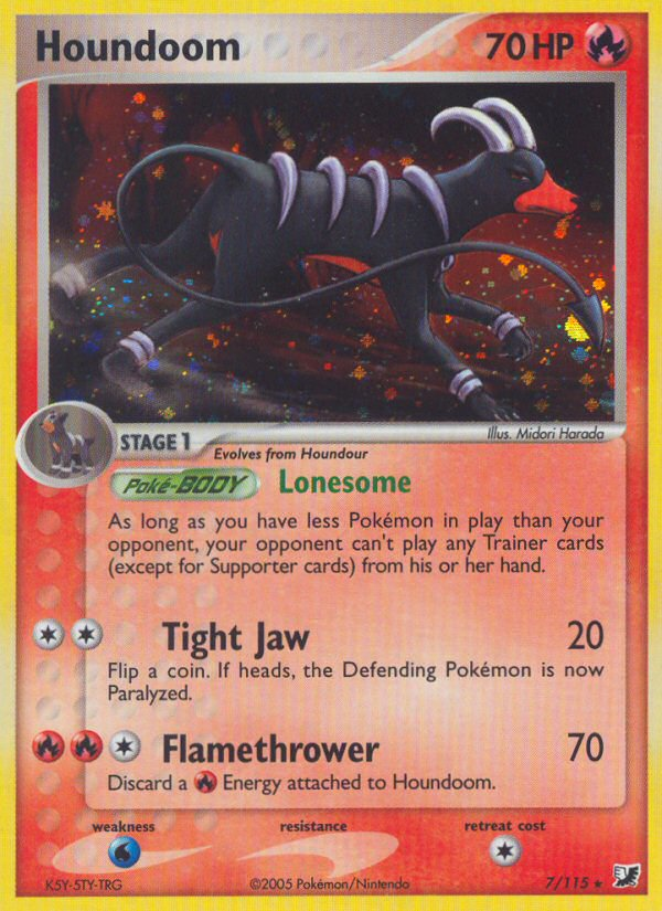 Houndoom (7/115) [EX: Unseen Forces] | Good Games Adelaide SA