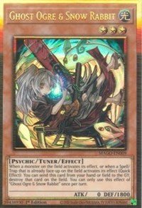 Ghost Ogre & Snow Rabbit (Alternate Art) [MAGO-EN009] Gold Rare | Good Games Adelaide SA