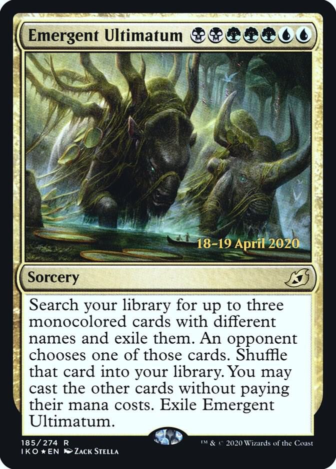 Emergent Ultimatum 185 (Prerelease Cards)  - Foil | Good Games Adelaide SA